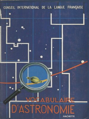 cover image of Vocabulaire d'astronomie
